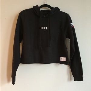 Chicago Bulls NBA cropped hoodie